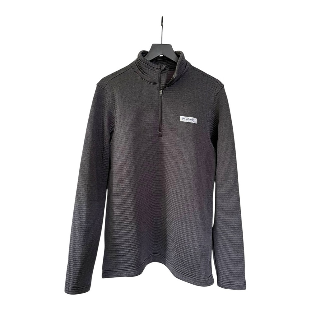 Columbia PFG grey quarter zip